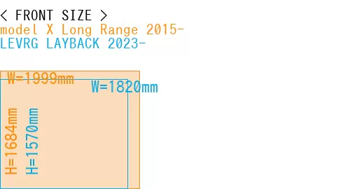 #model X Long Range 2015- + LEVRG LAYBACK 2023-